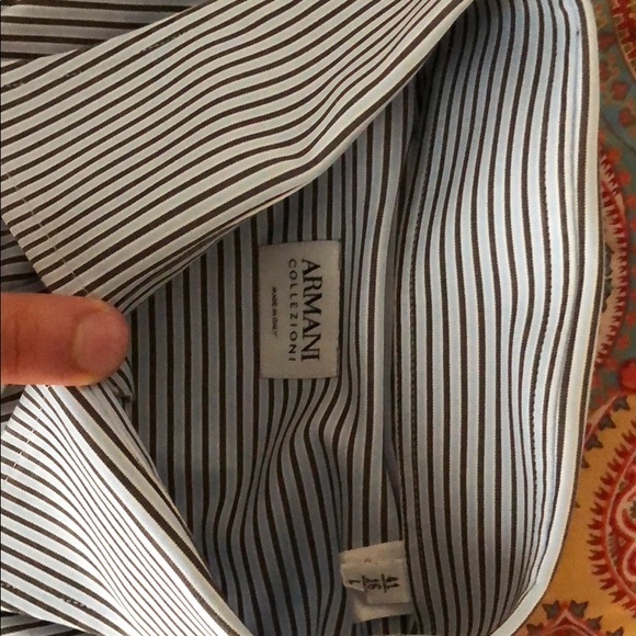 Armani Collezioni Button shirt. Made in Italy - Picture 2 of 4